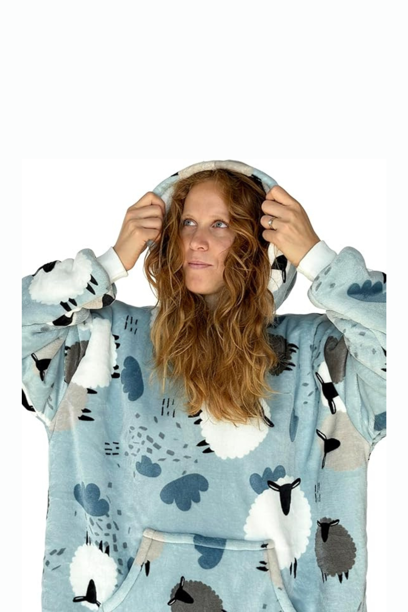 Felpone casa Fluffy stampato