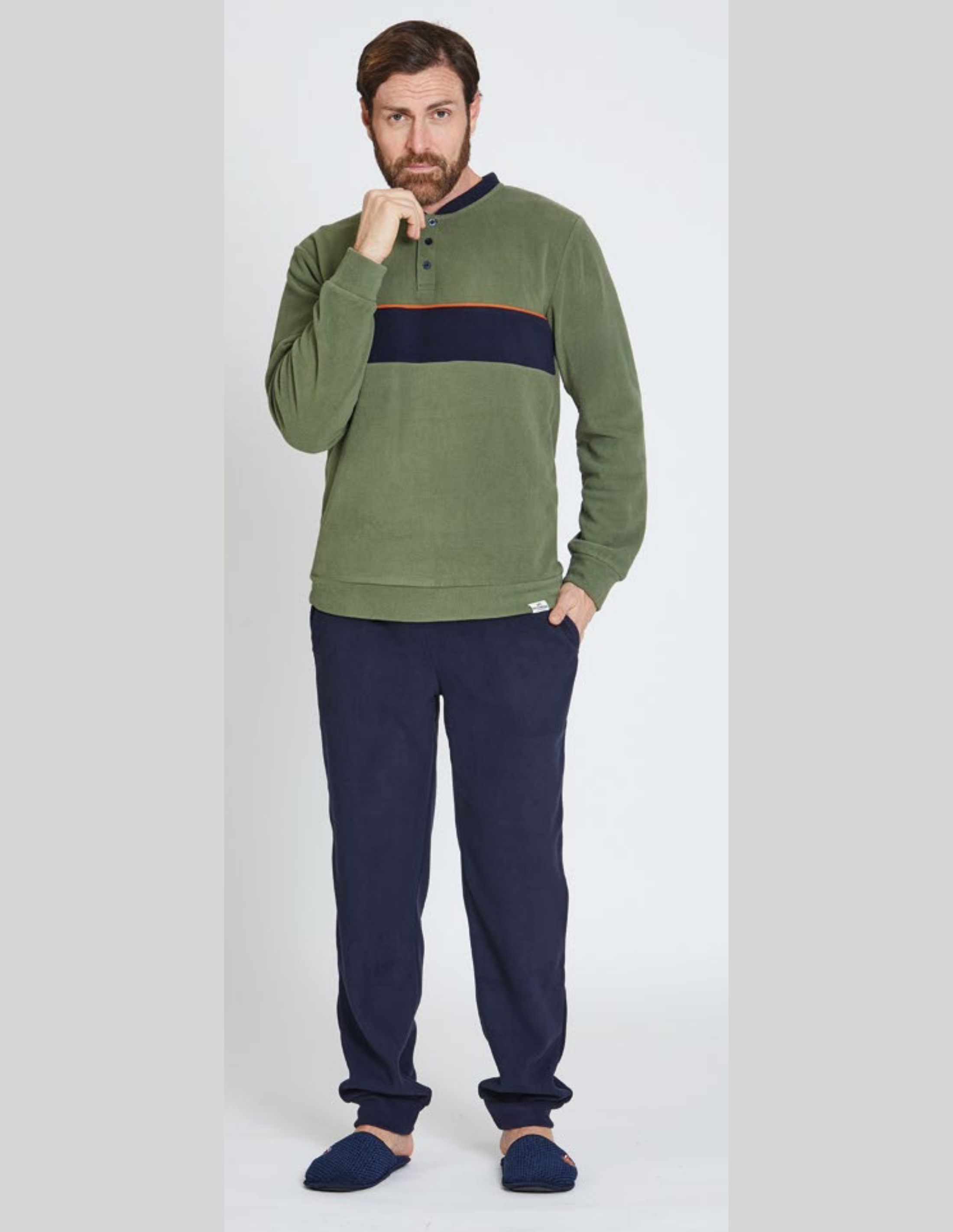 Pigiama da uomo serafino in Pile