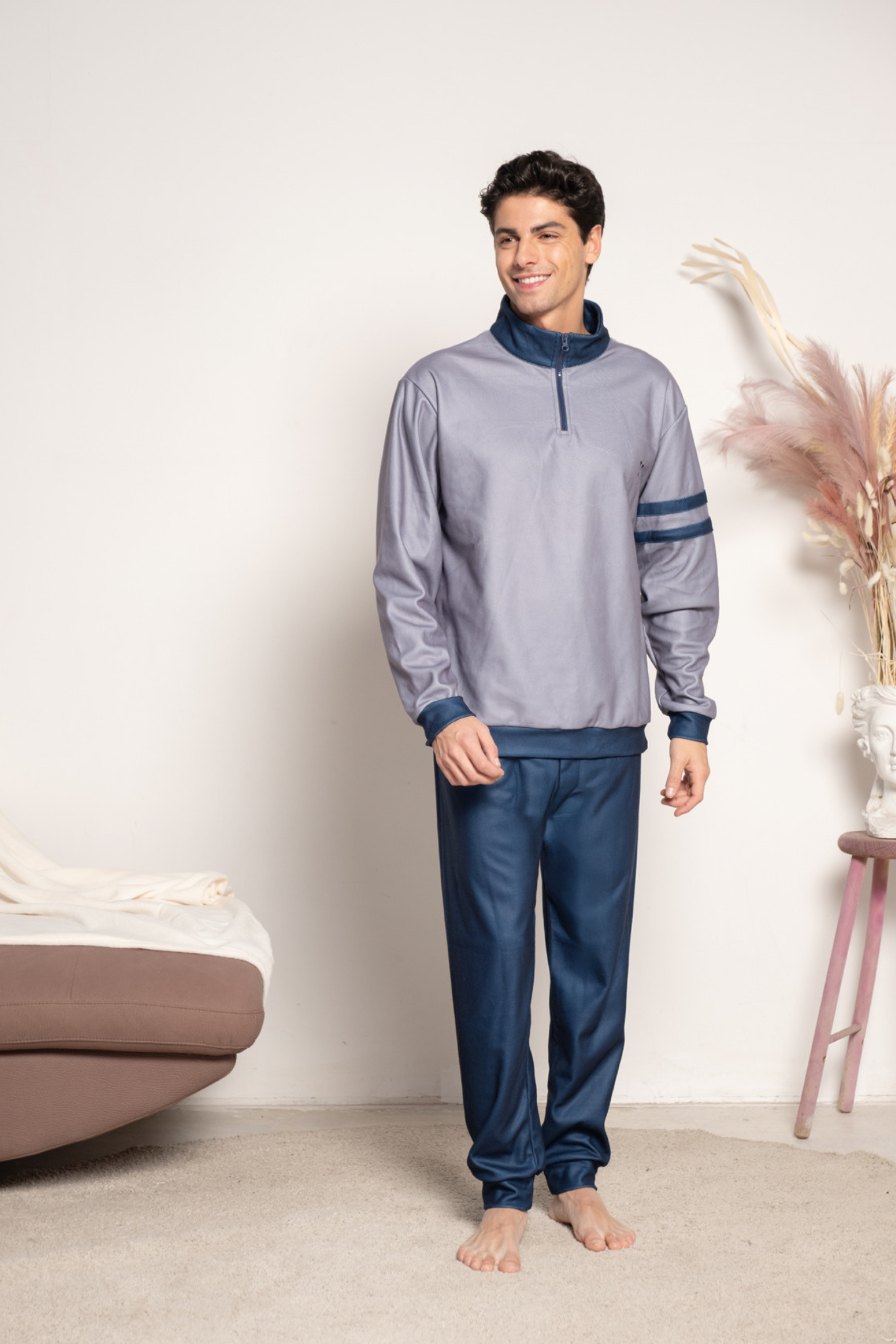 Pigiama da uomo in pile