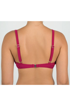 Top Bikini Donna con Reggiseno Drappeggiato e Spalline Regolabili - Asia