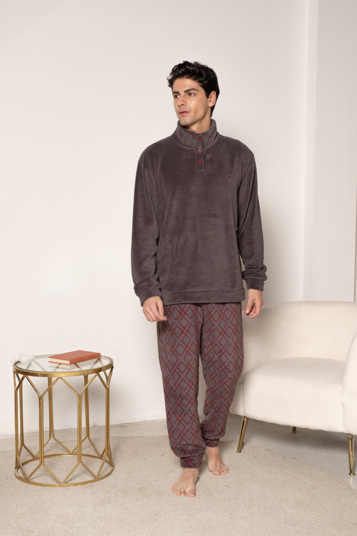 Pigiama da uomo in coral