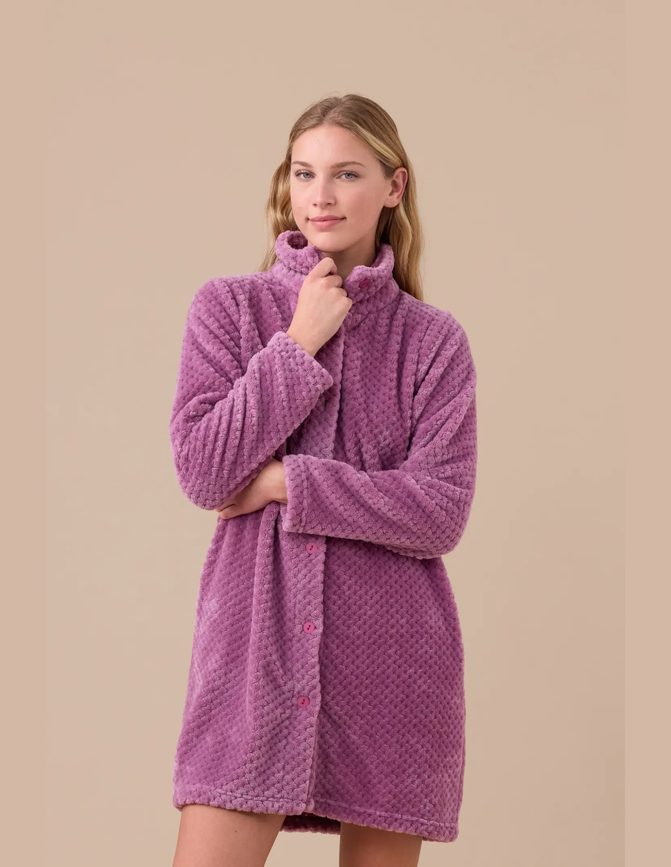 Vestaglia da donna in coral fleece