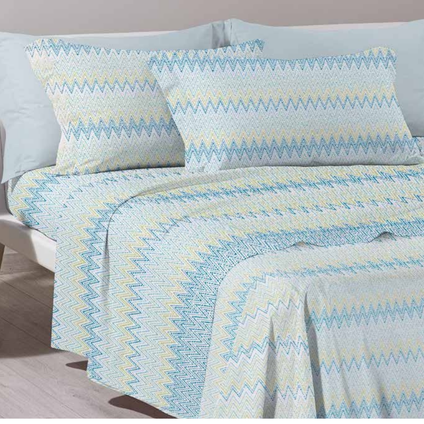 Completo lenzuola Singolo Elliot in cotone