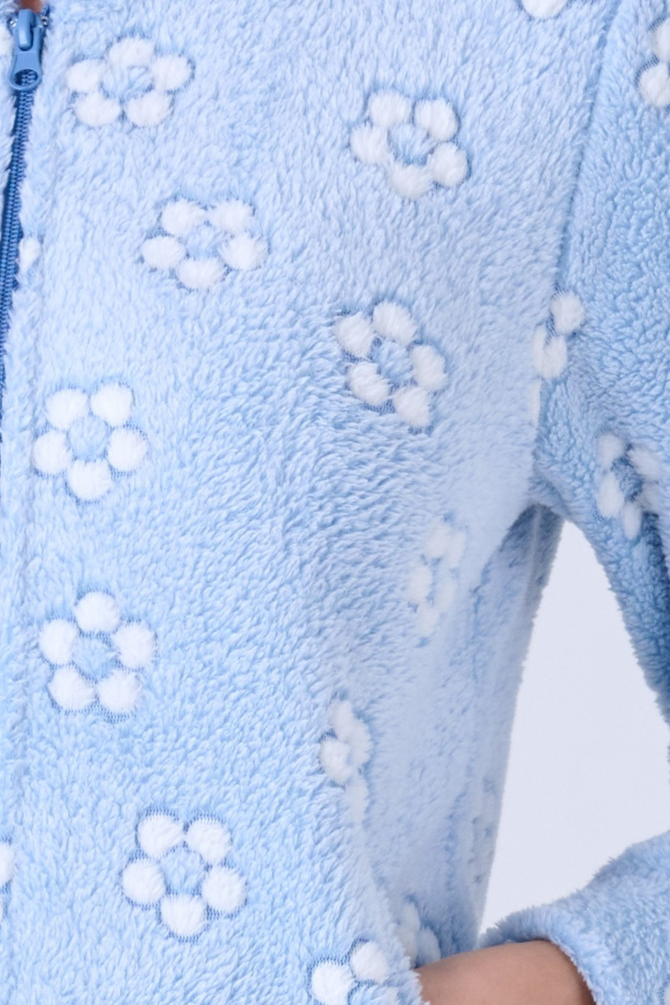 Tuta da donna in coral full zip con cappuccio