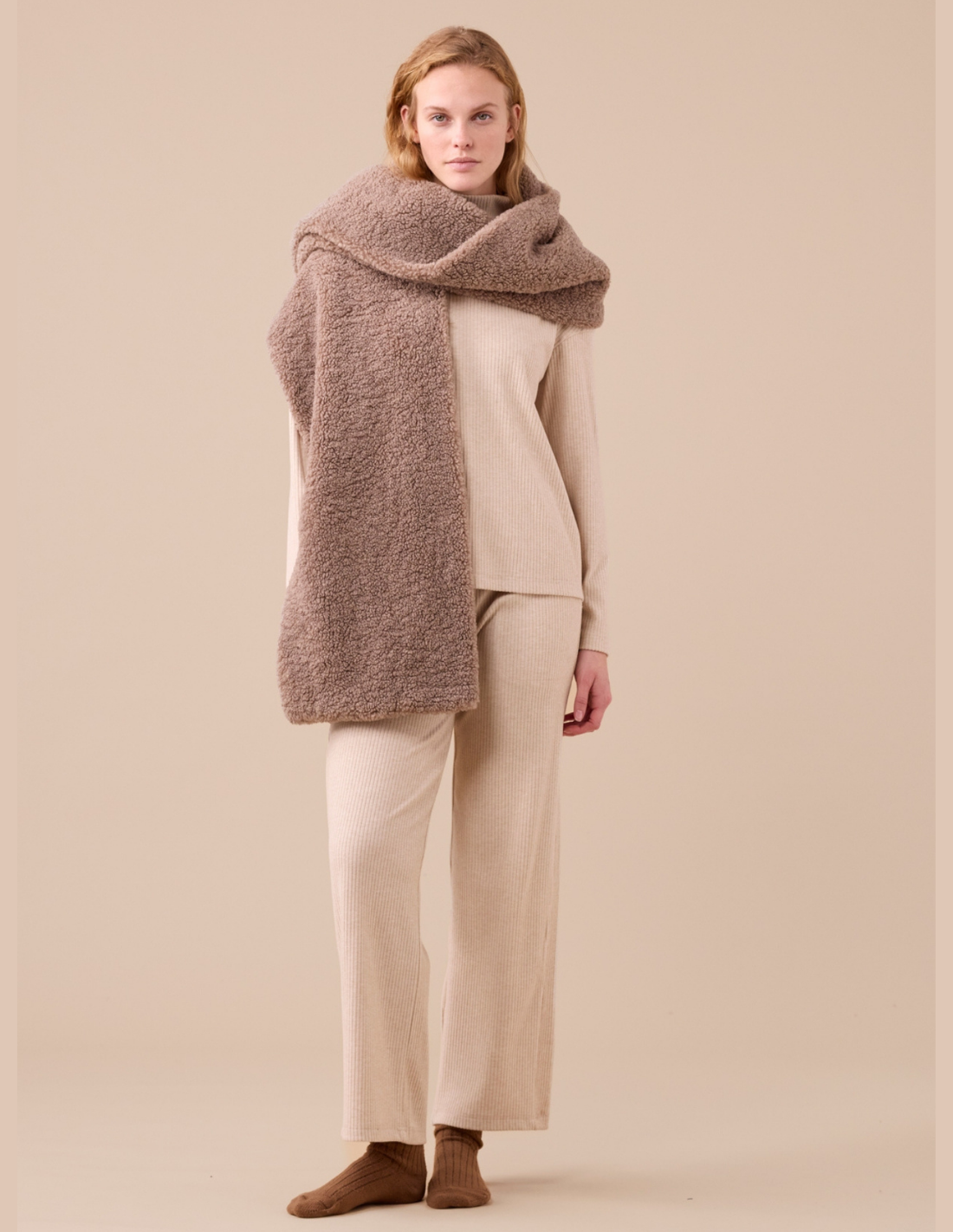 Sciarpa da donna - Pale Khaki