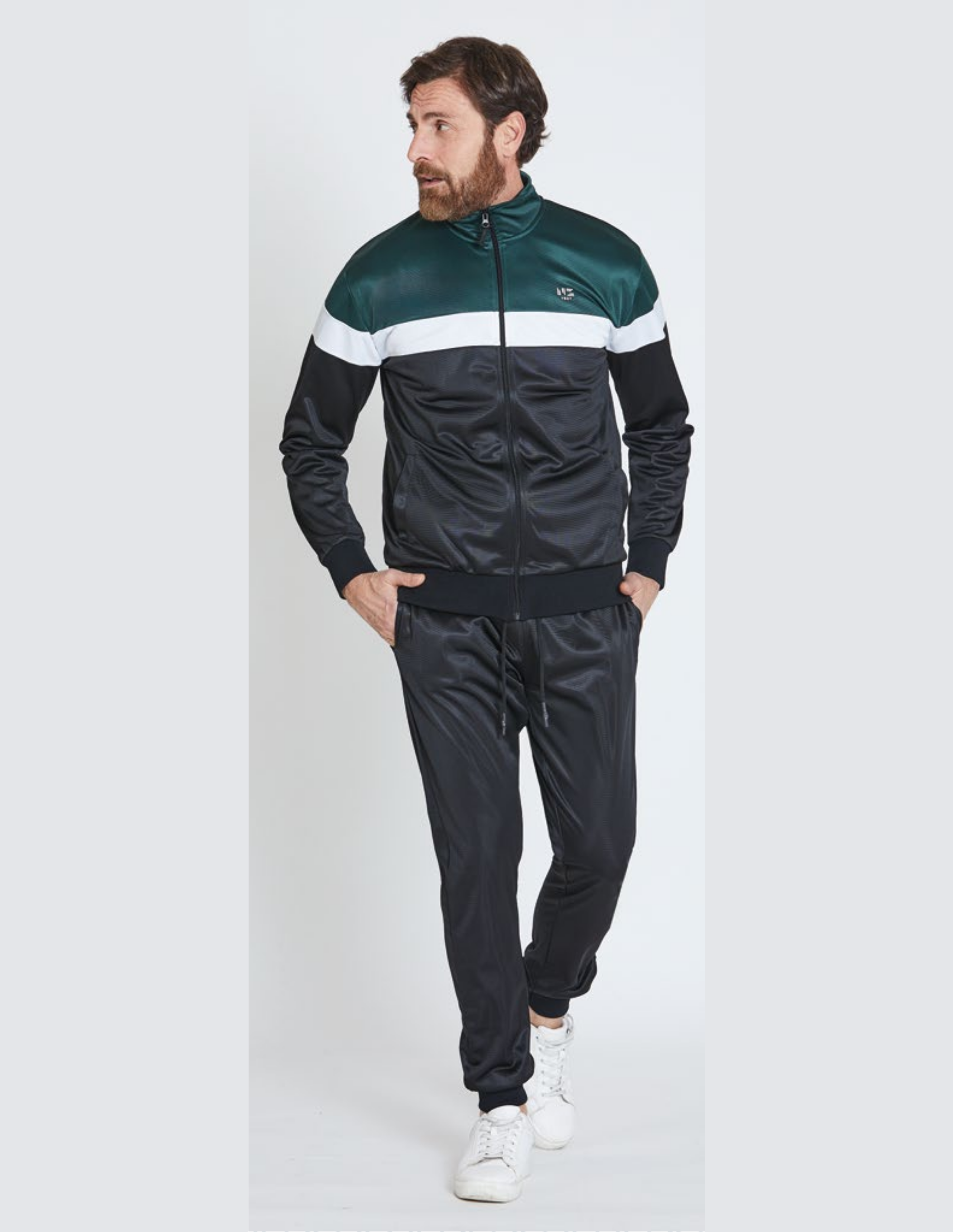 Tuta da uomoa triacetata full zip