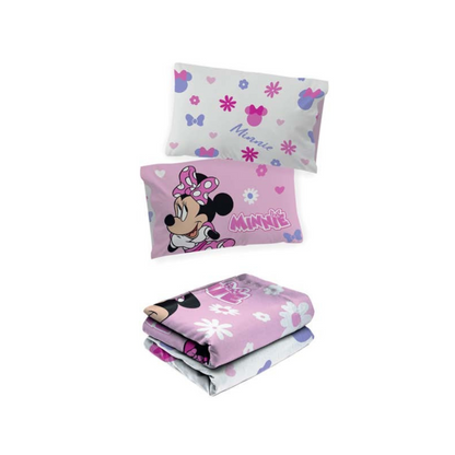Completo letto in cotone 1 Piazza Minnie Mouse