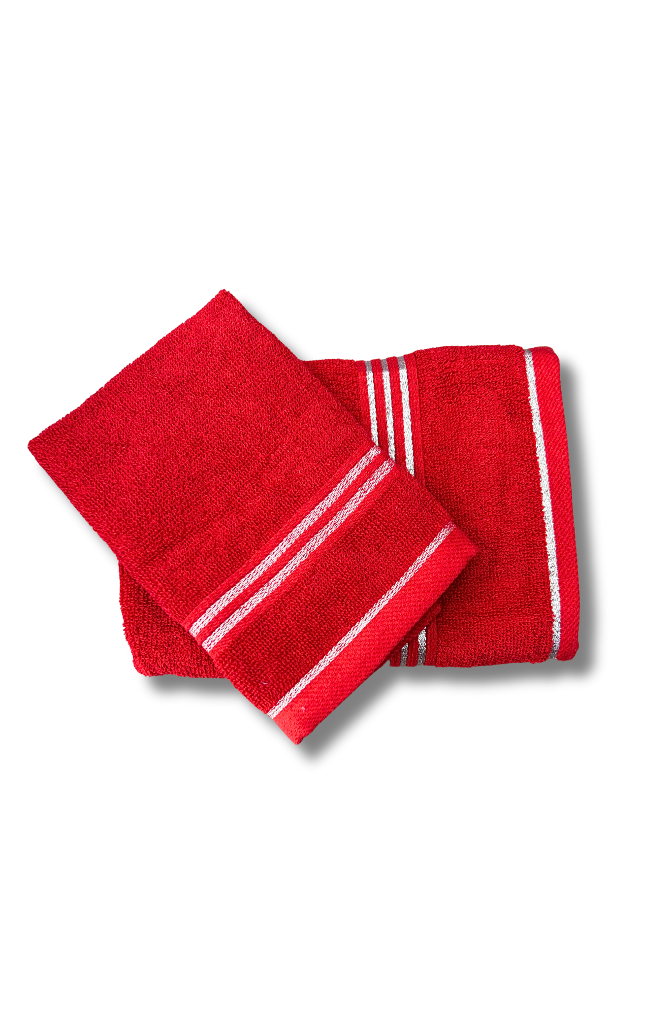 Set 1+1 asciugamani Natalizi - viso + ospite in spugna