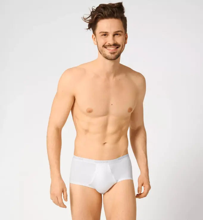 Slip men Basic Maxi Bi-Pack - Bianco