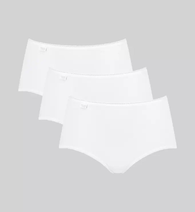 Slip 24/7 Cotton Midi 3 Pack - Bianco