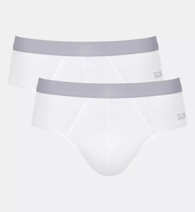 Slip men GO ABC 2.0  Brief Bi-Pack - Bianco