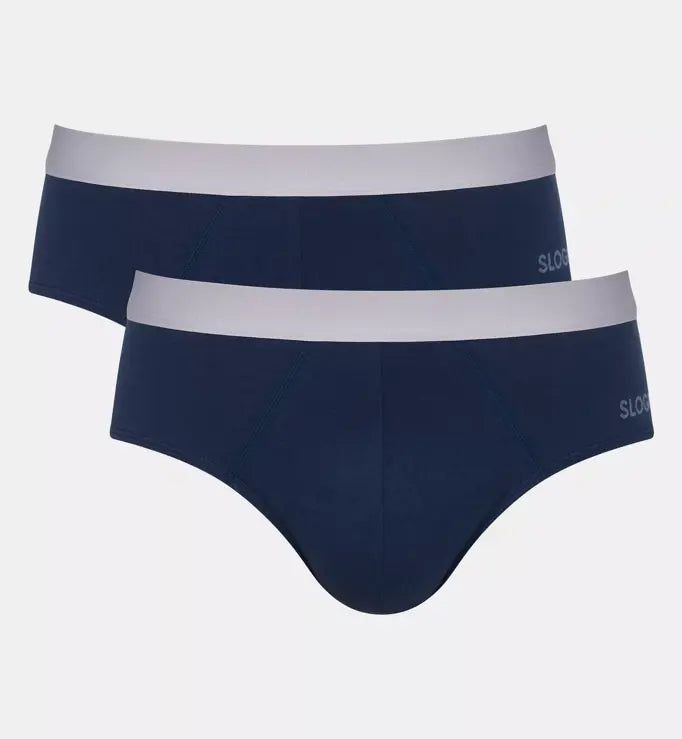 Slip men GO ABC 2.0  Brief Bi-Pack - Blu