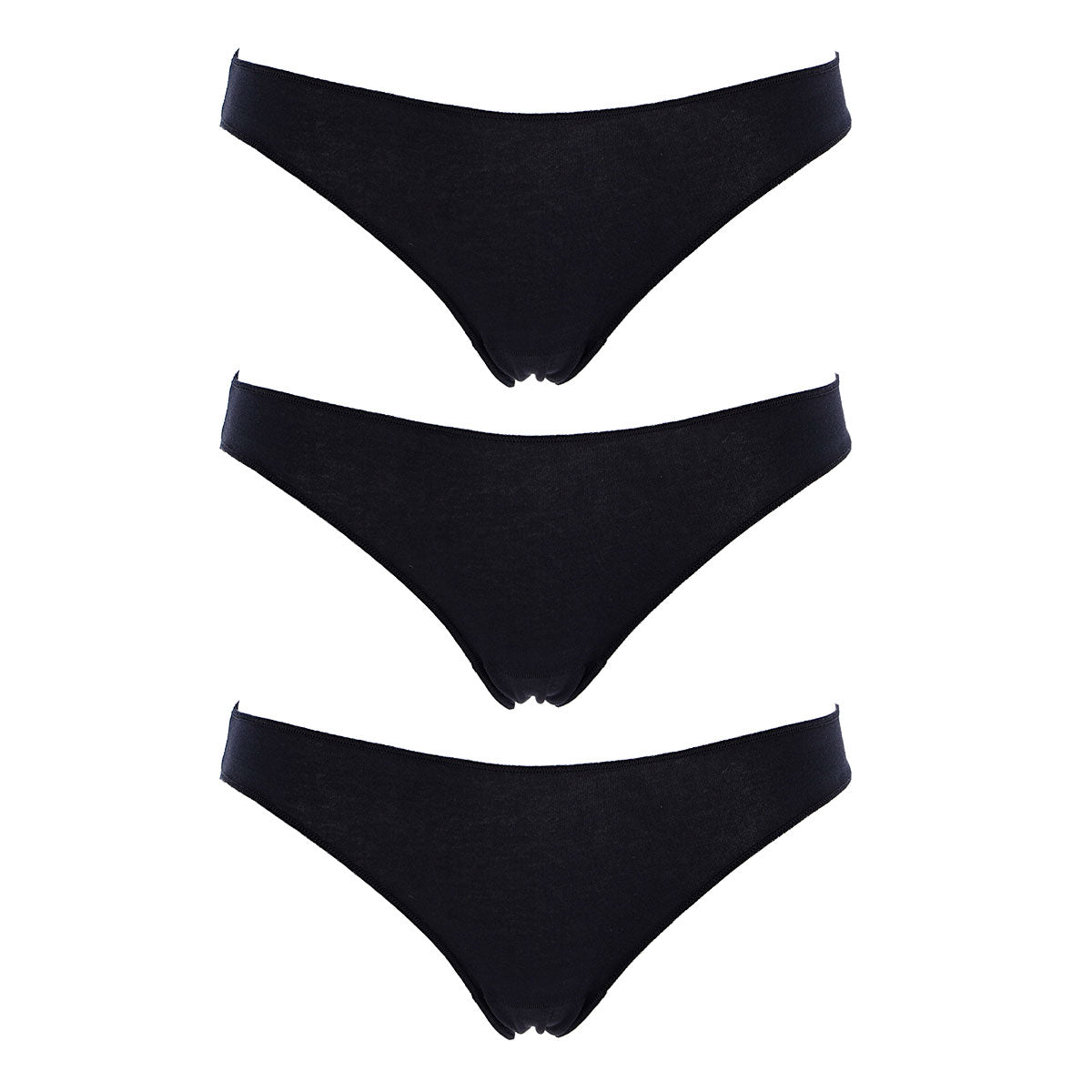 Mini slip donna Cotonella 3 Pack - Nero