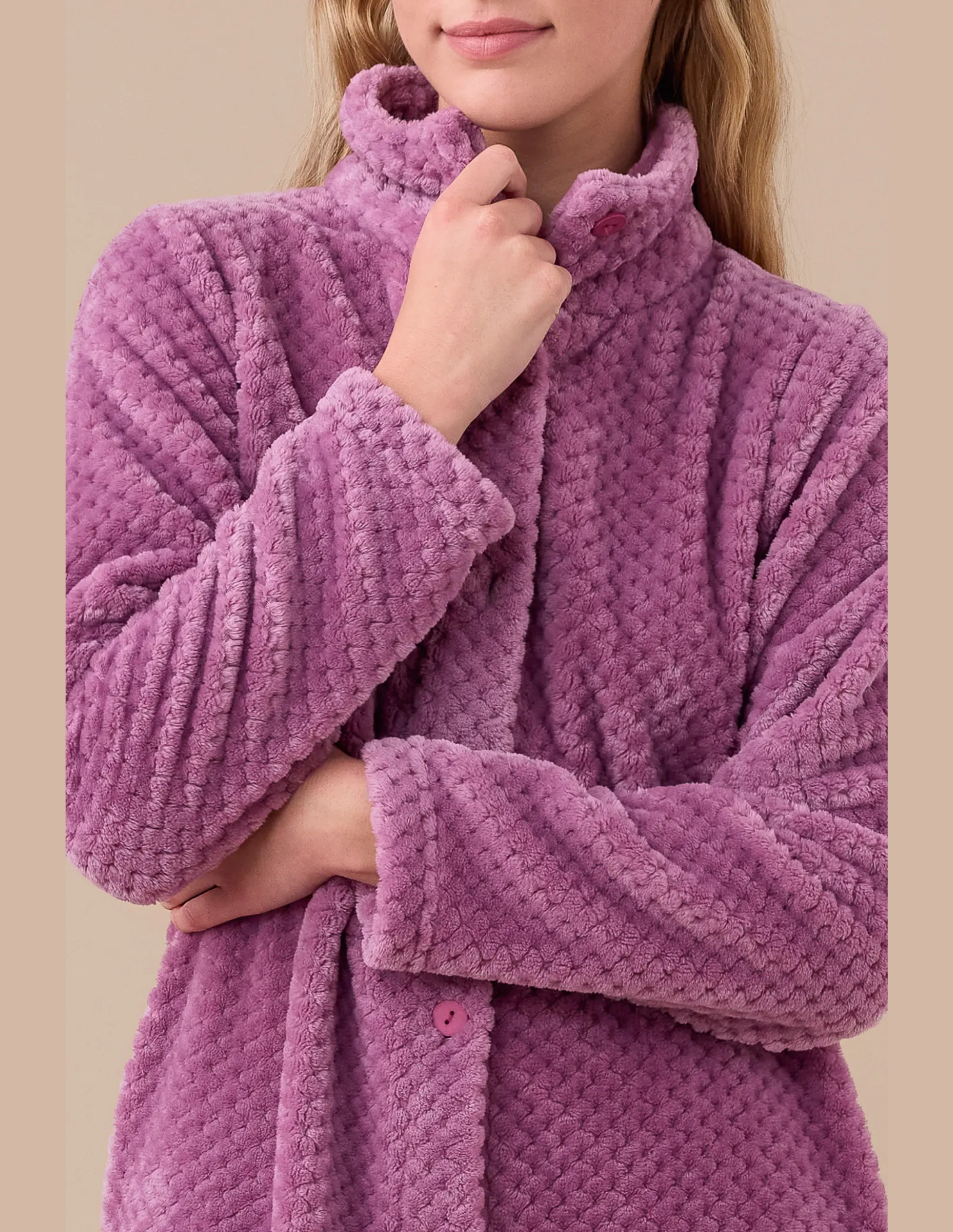 Vestaglia da donna in coral fleece