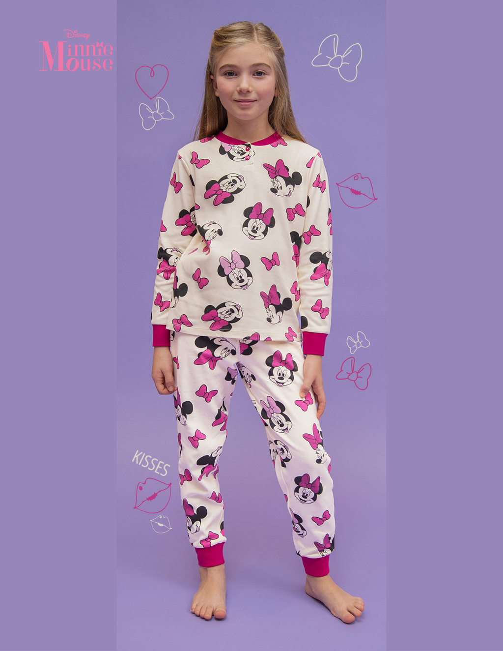 Pigiama bimba in caldo cotone Minnie Mouse