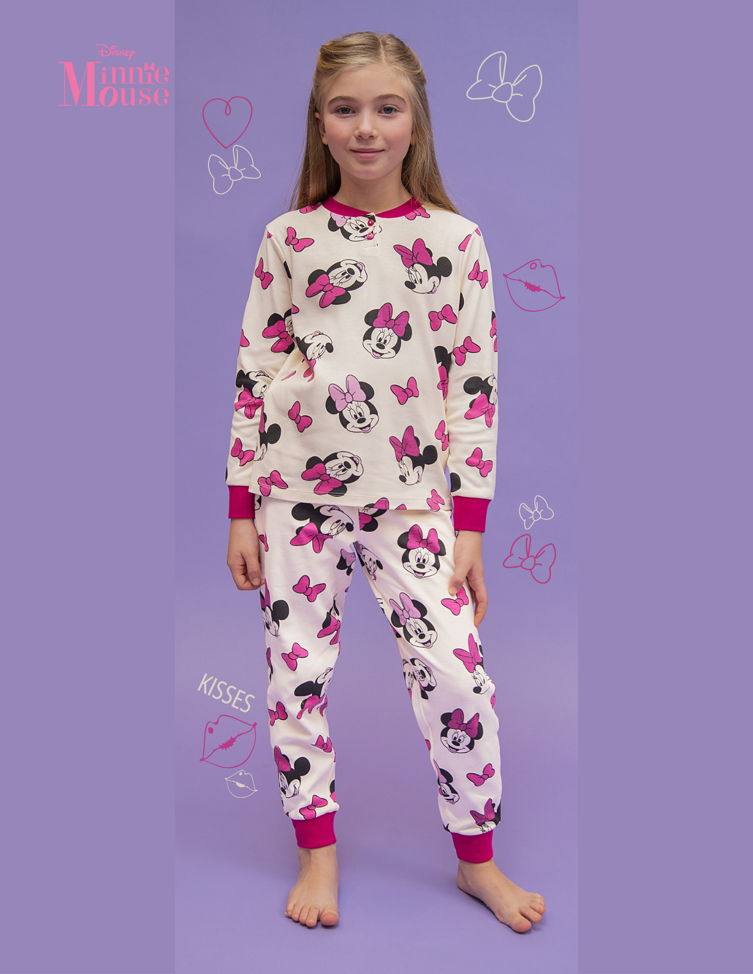 Pigiama bimba in caldo cotone Minnie Mouse