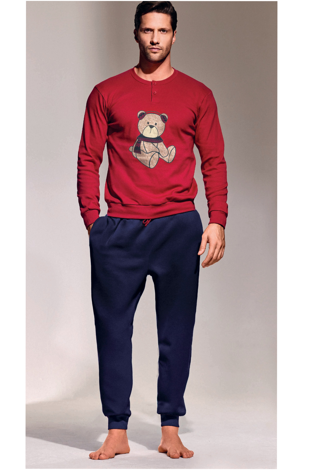 Pigiama Natalizio da uomo in caldo cotone