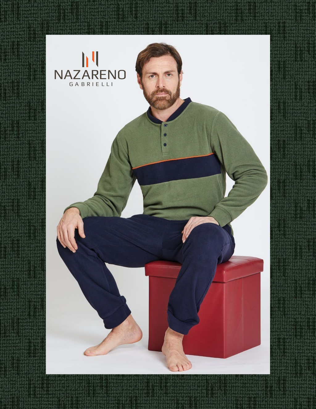 Pigiama da uomo serafino in Pile