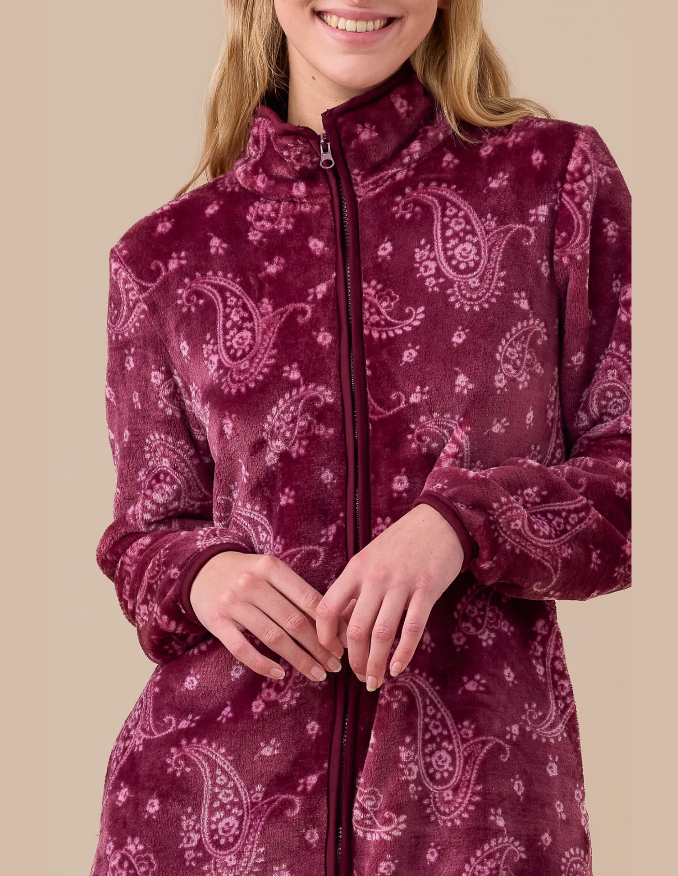 Vestaglia donna coral articolo cachemire.