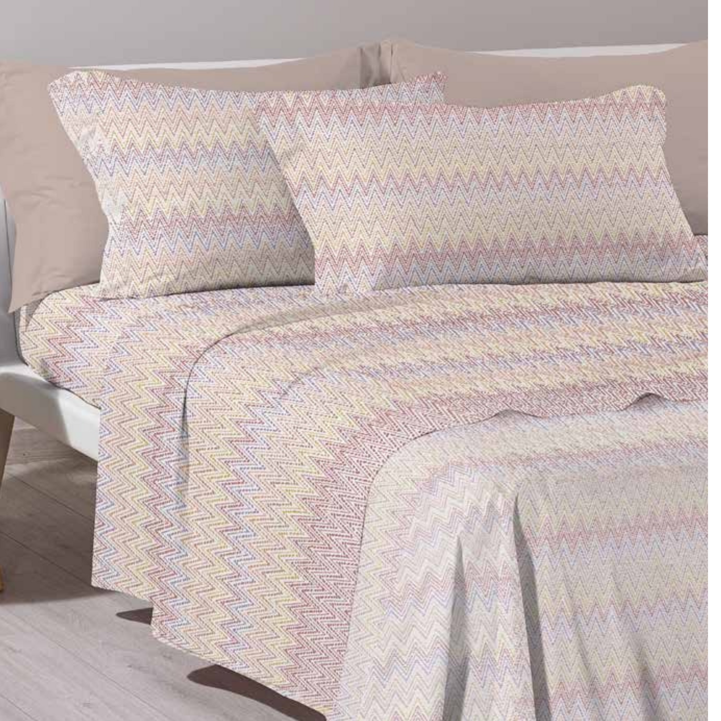 Completo lenzuola Singolo Elliot in cotone