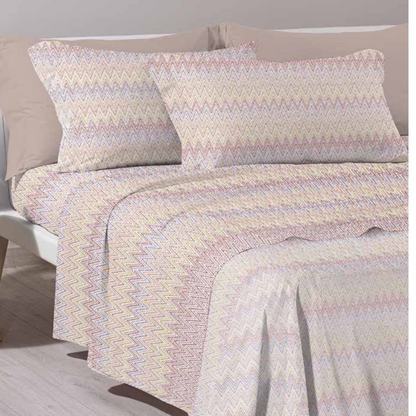 Completo lenzuola Singolo Elliot in cotone