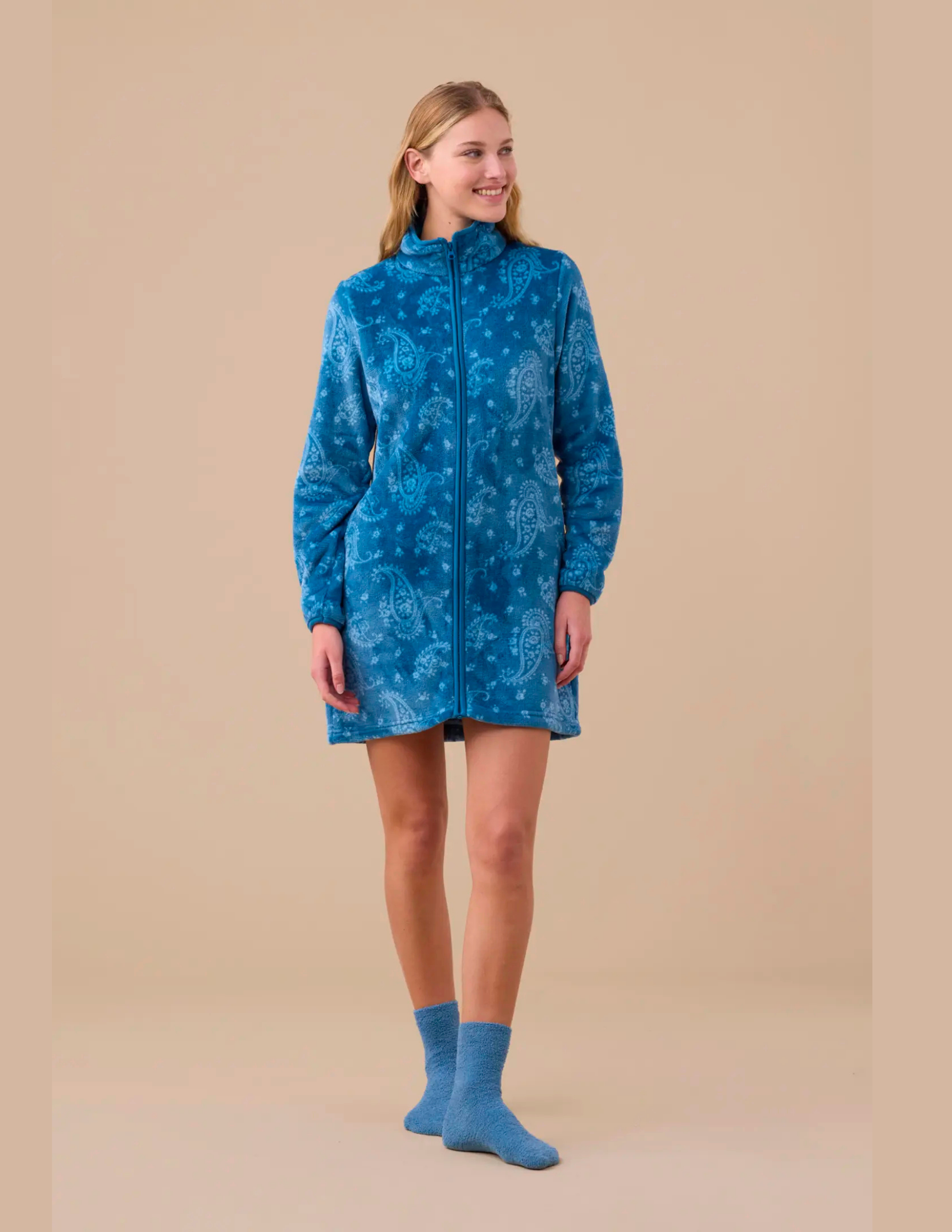 Vestaglia donna coral articolo cachemire.