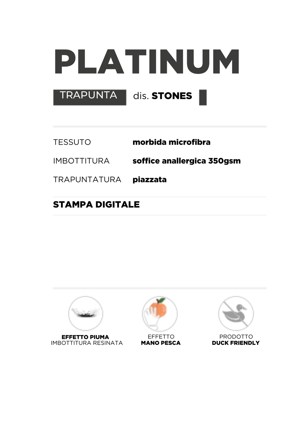 Trapunta Platinum Matrimoniale