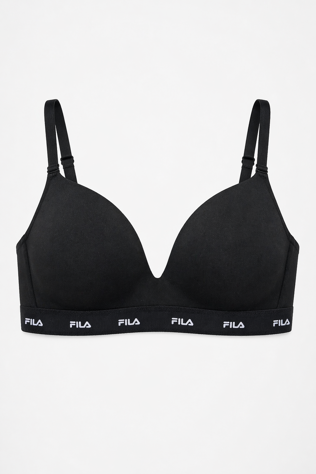 Reggiseno Donna FILA Preformato Senza Ferretto - Nero