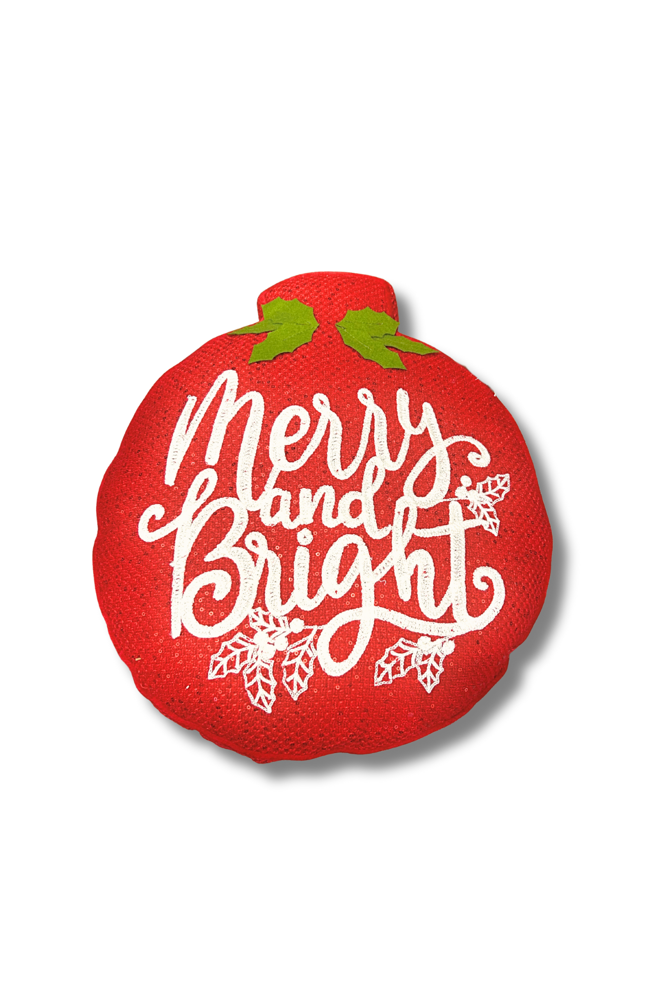 Cuscino arredo Natalizio a forma di palle, in velluto 45x45 cm