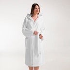 Accappatoio Unisex in Spugna di cotone con cappuccio - Minorca