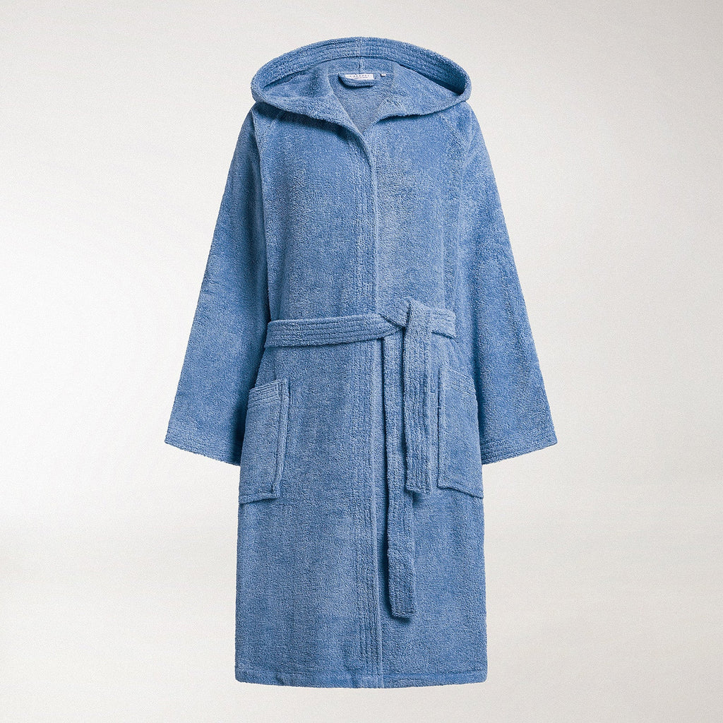 Accappatoio Unisex in Spugna di cotone con cappuccio - Minorca