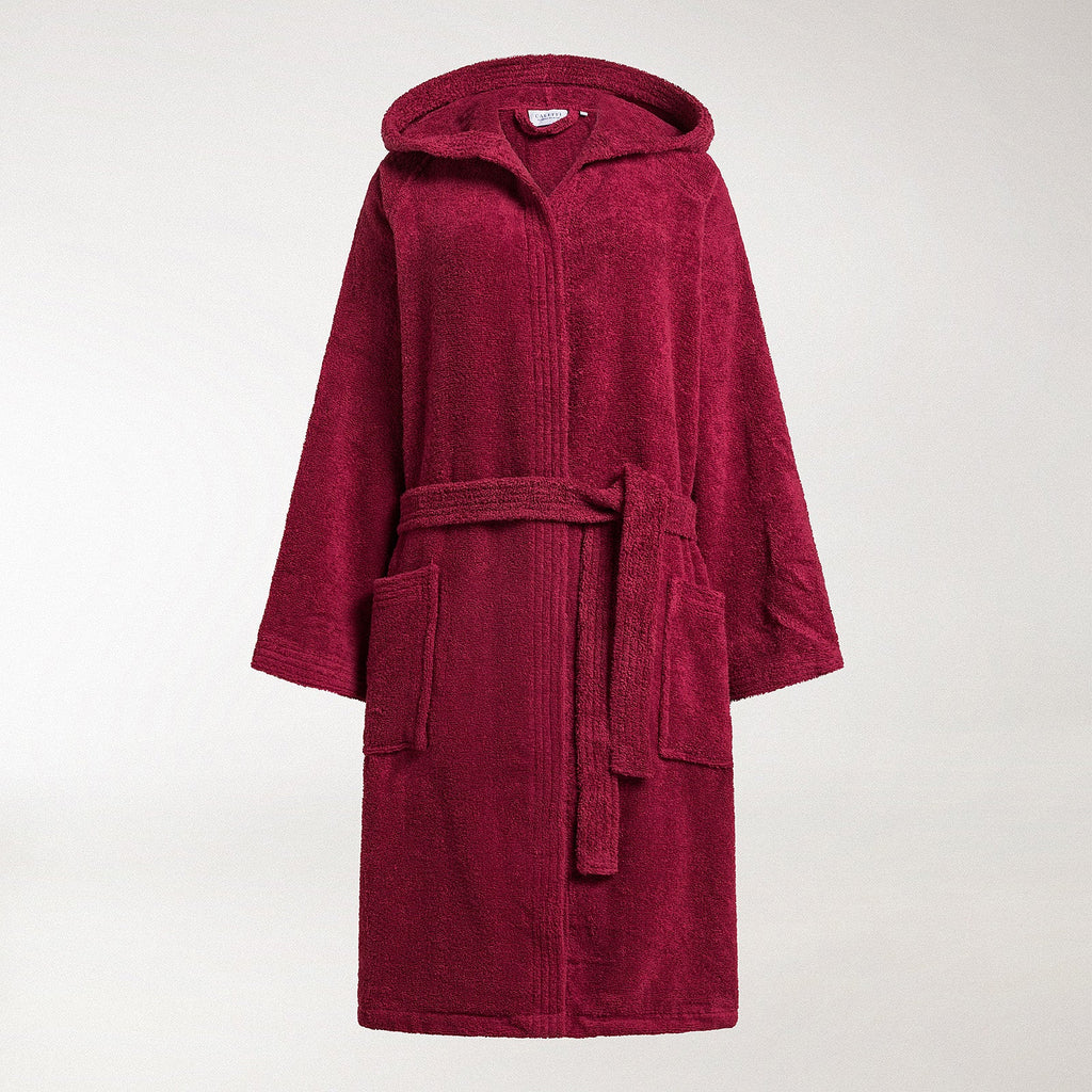 Accappatoio Unisex in Spugna di cotone con cappuccio - Minorca