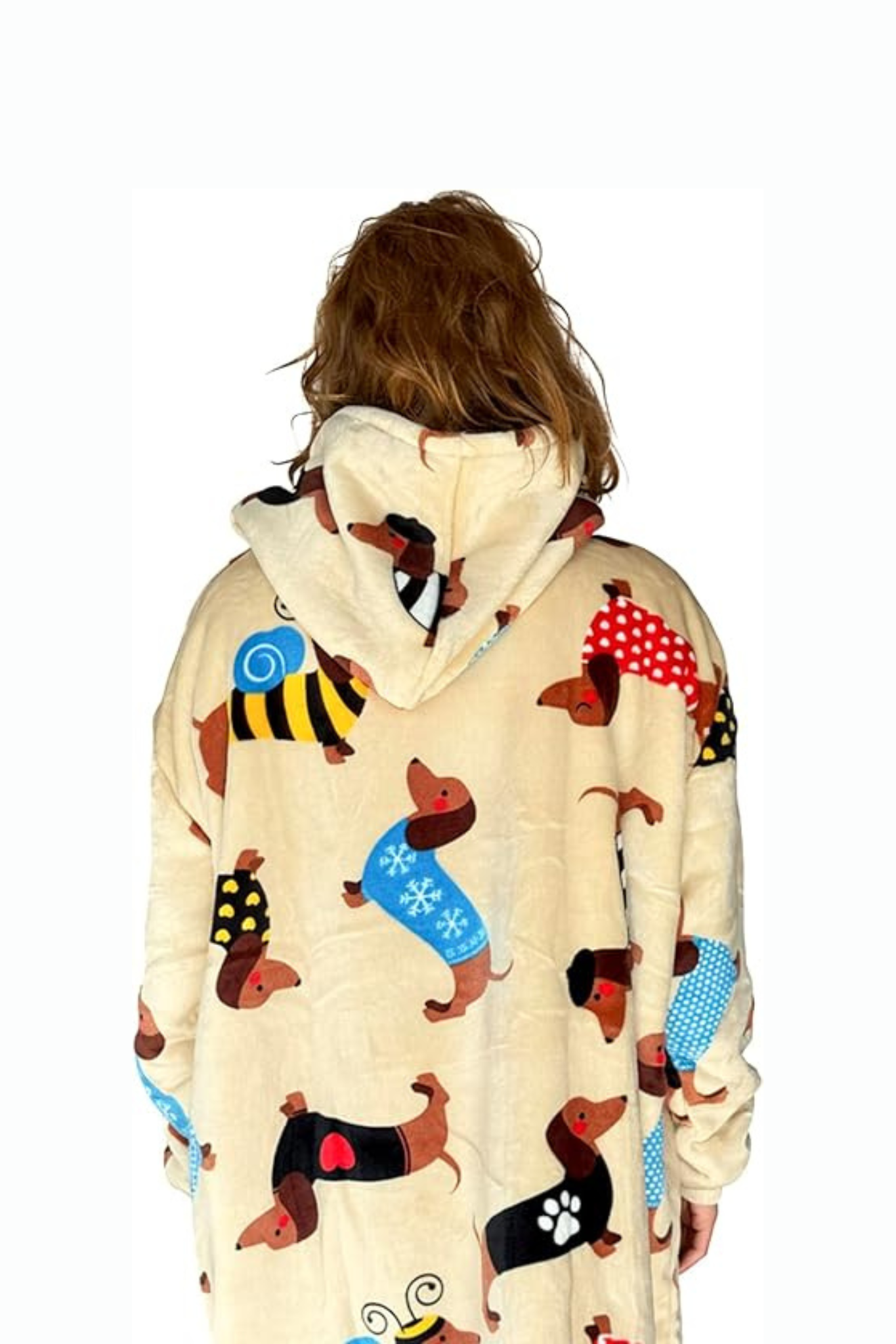 Felpone casa Fluffy stampato