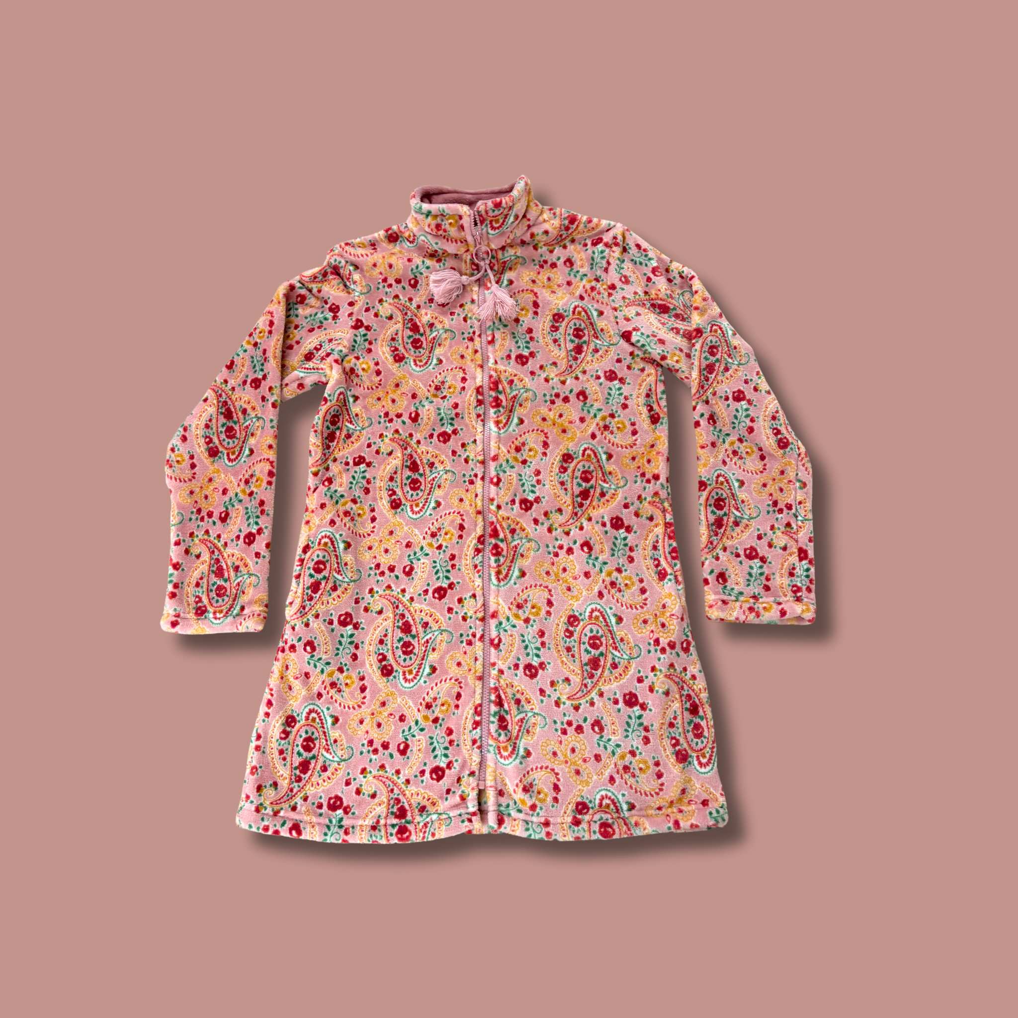 Vestaglia donna sofy in coral con zip