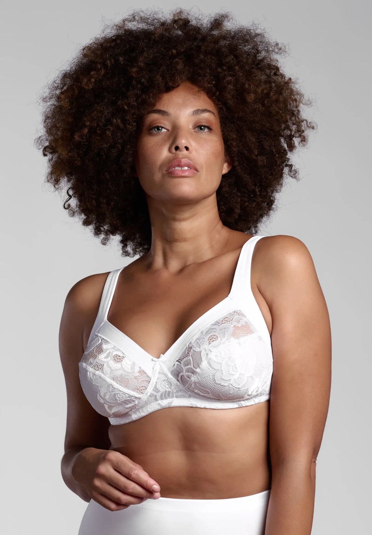 Reggiseno senza ferretto 230 Belseno Dolcepizzo, Coppa C - Bianco