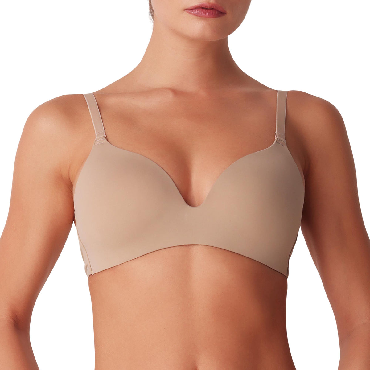 Reggiseno Imbottito Senza Ferretto - Beige