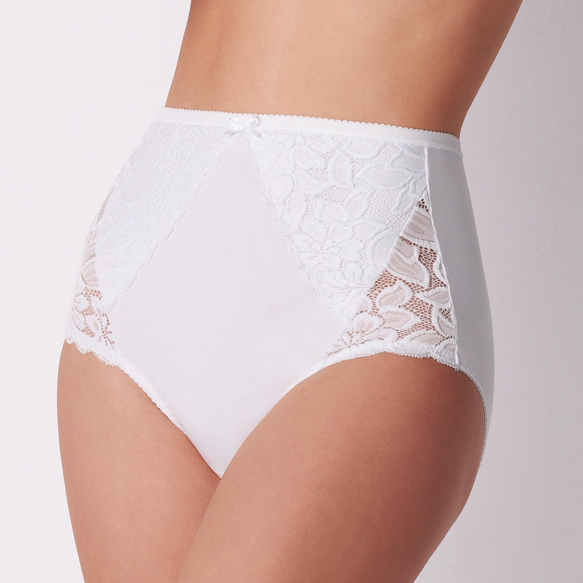 Slip da donna maxi My Pizzo - 3 Pack - Bianco