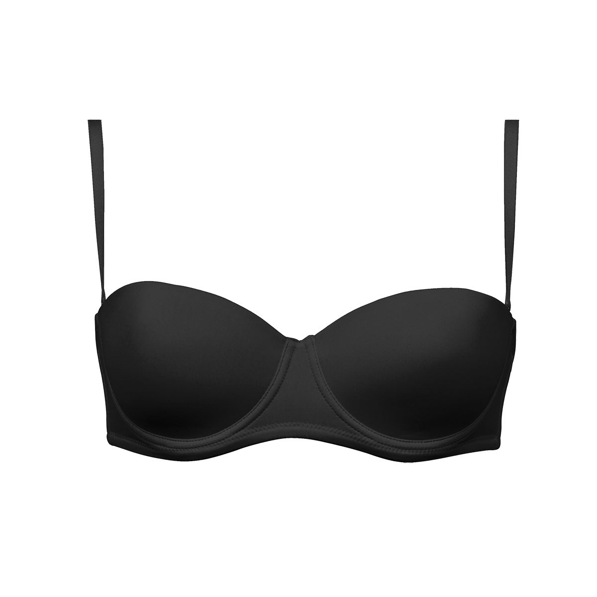 Reggiseno Balconcino Coppa B - Miriam - Nero