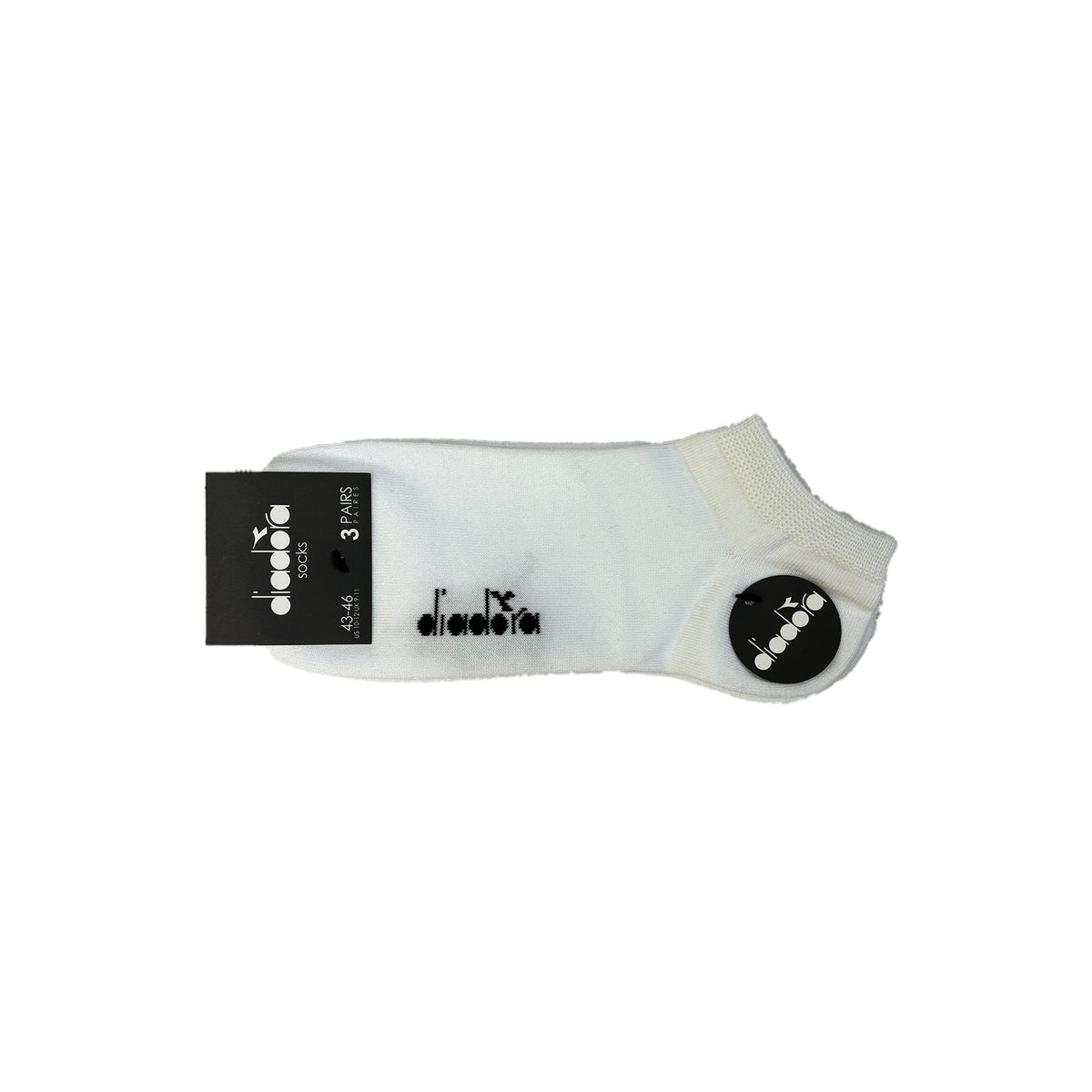 Fantasmino filo di Scozia unisex 3 Paia - Bianco
