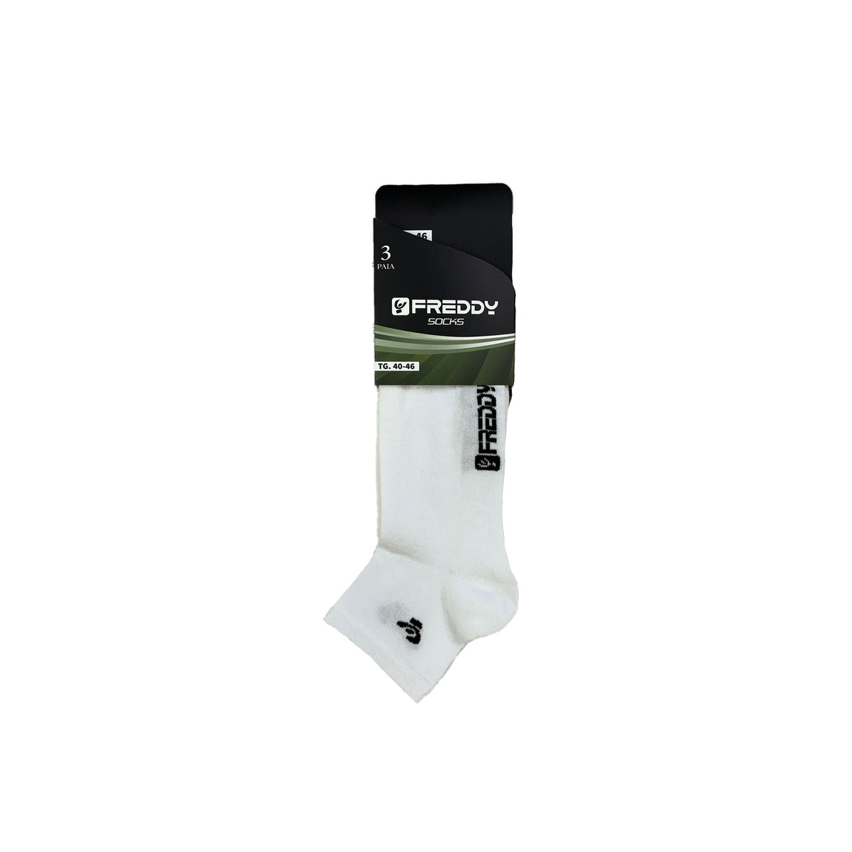 Quarter Tri-Pack Unisex in cotone - Bianco