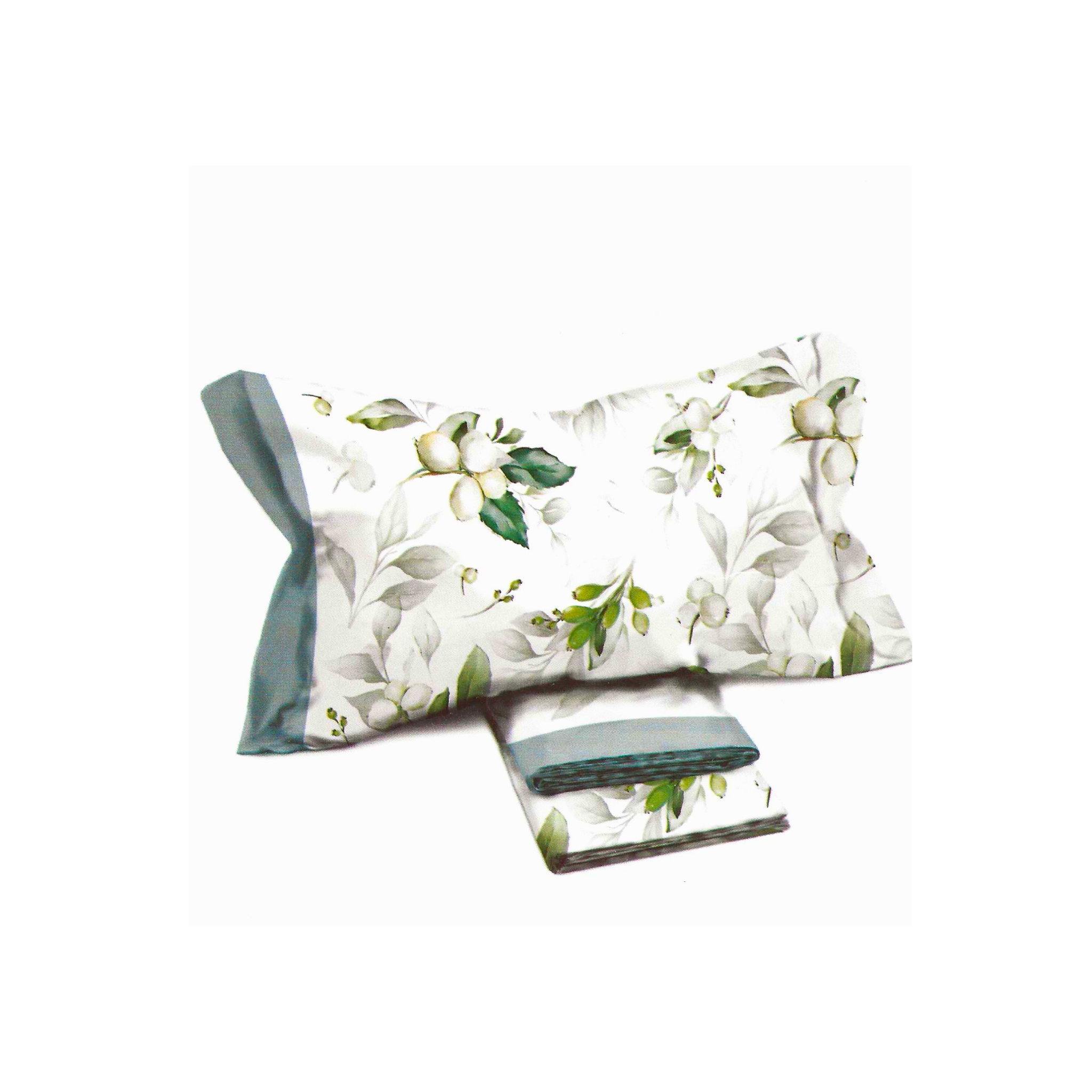 Completo letto in puro cotone linea Venere disegno Adua