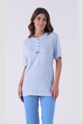 Pigiama da donna mezza manica con pantalone lungo