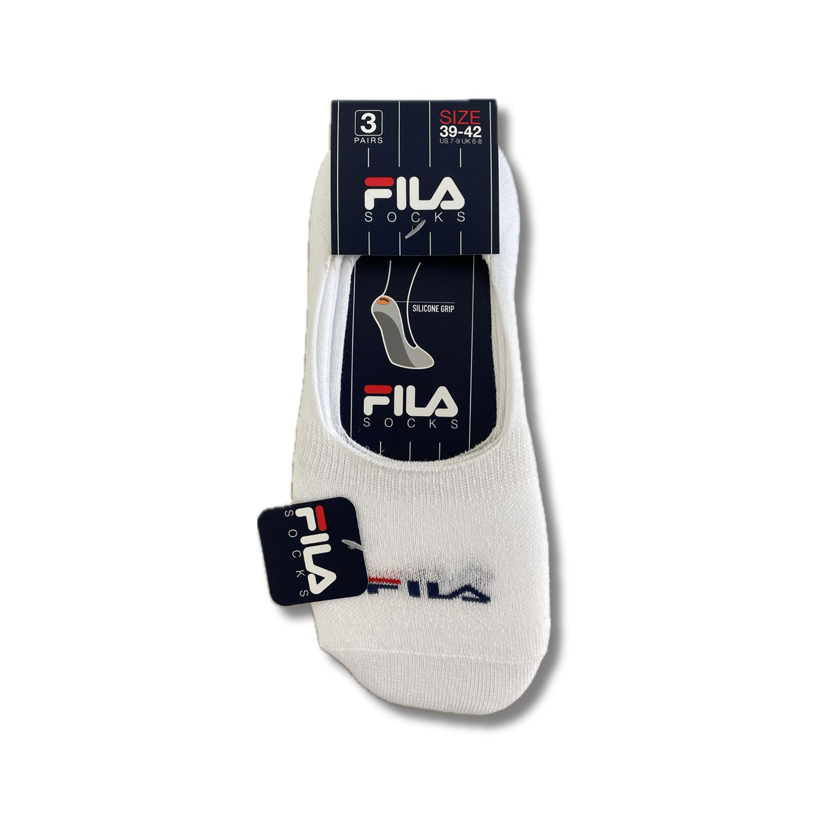 Calza ghost unisex Fila 3 Pack - Bianco
