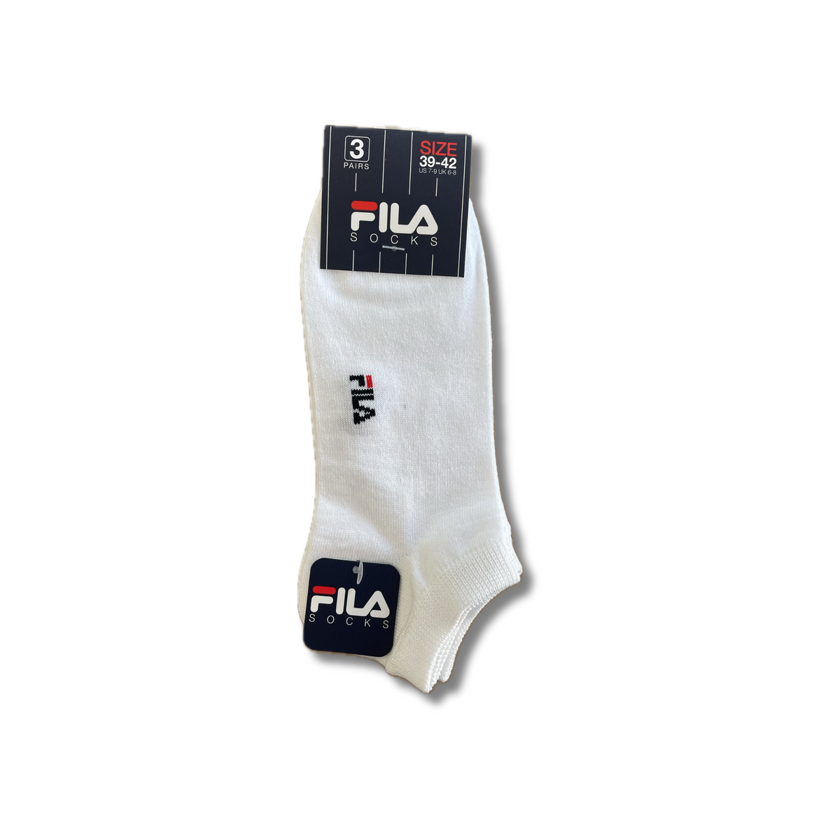 Calza invisibile Unisex Fila 3 Pack - Bianco