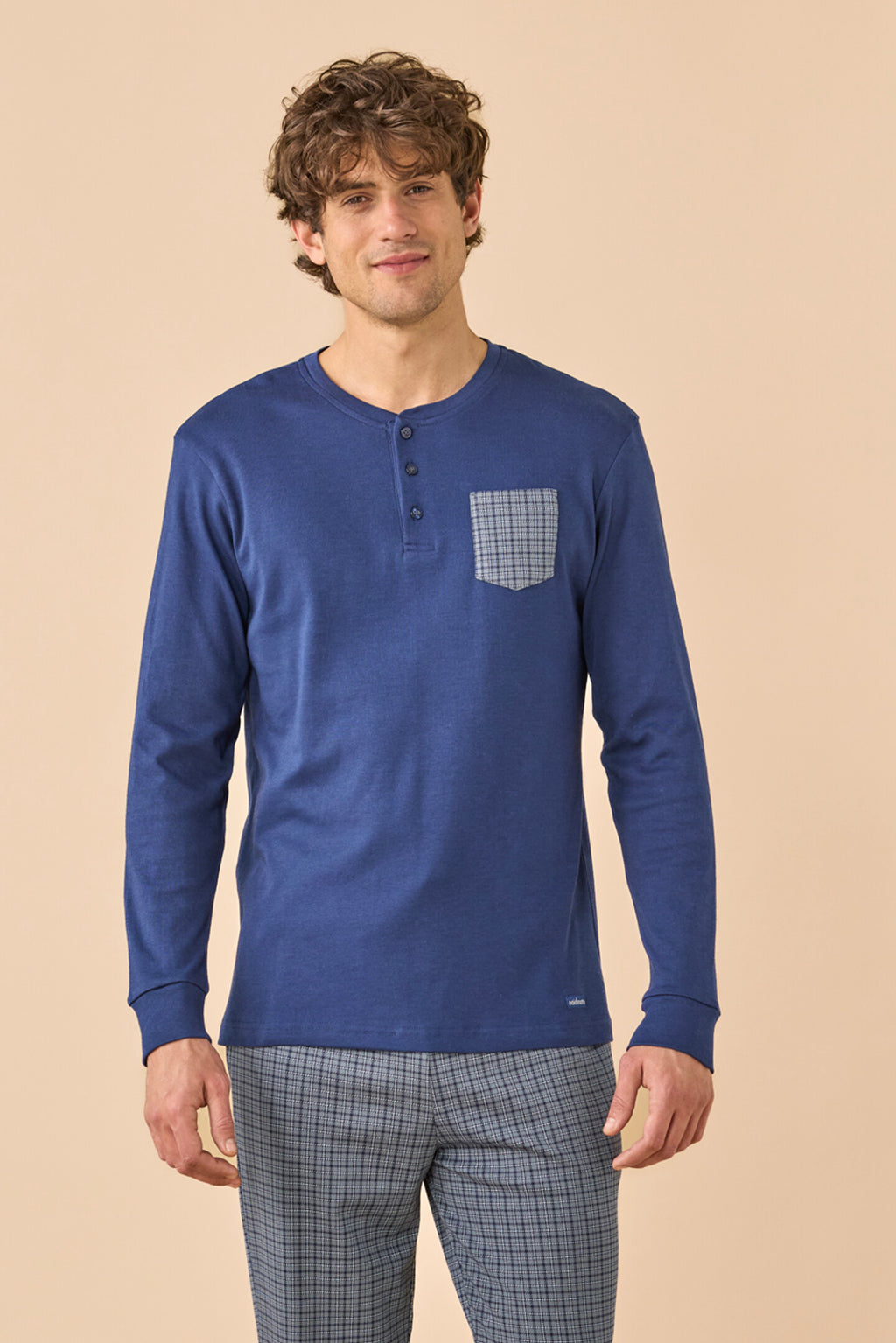 Pigiama uomo invernale in caldo cotone articolo Funny & Tartan.