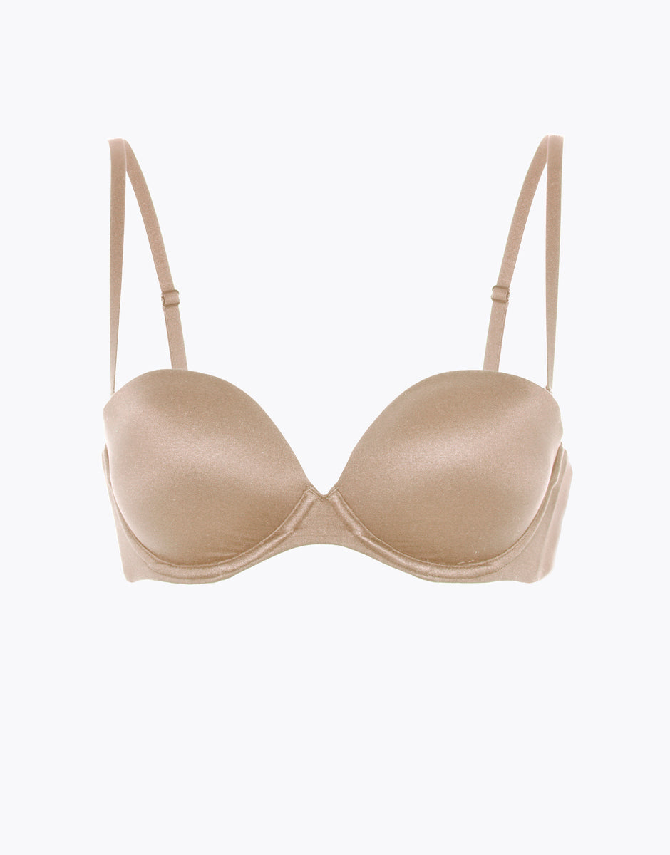 Reggiseno push-up spalline removibili Body Bliss in microfibra
