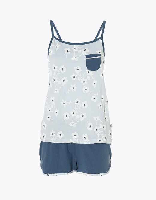 Pigiama corto donna in jersey 100% cotone