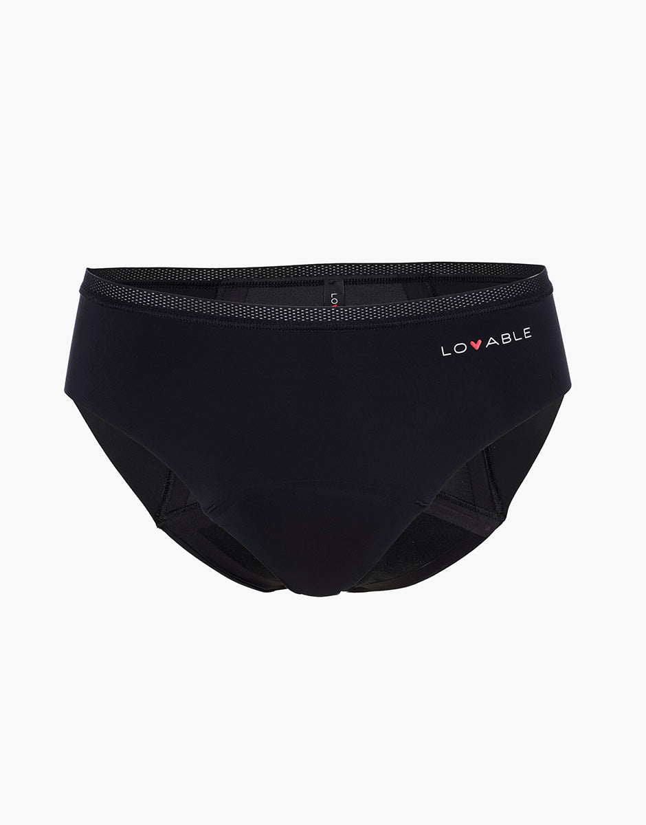 Slip da ciclo lavabile in microfibra con finiture invisibili per flusso abbondante