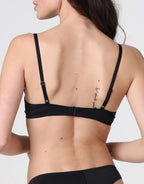 Reggiseno Push-Up con Ferretto Floral Embroidery in tulle, nero