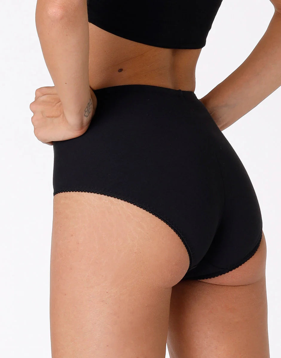 3 Pack - Slip maxi contenitivo Lovely Charme, in cotone elasticizzato con pizzo